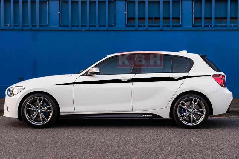 BMW serie 1 2 3 4 5 6 bandes latérales - M Sport Style perf autocollant  vinyle