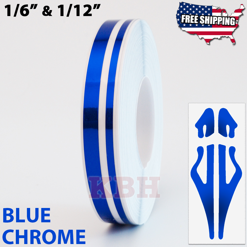 1/2" Vinyl Double Line Pinstriping Pin Stripe Tape Sticker Car 12mm